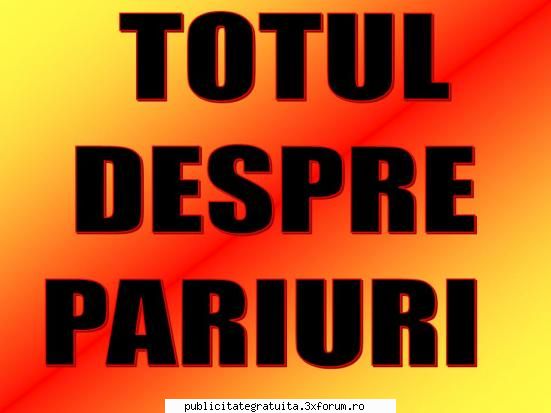 cel mai nou site dedicat pariurilor sportive, acesta iti arata secretele agentiilor de pariuri,